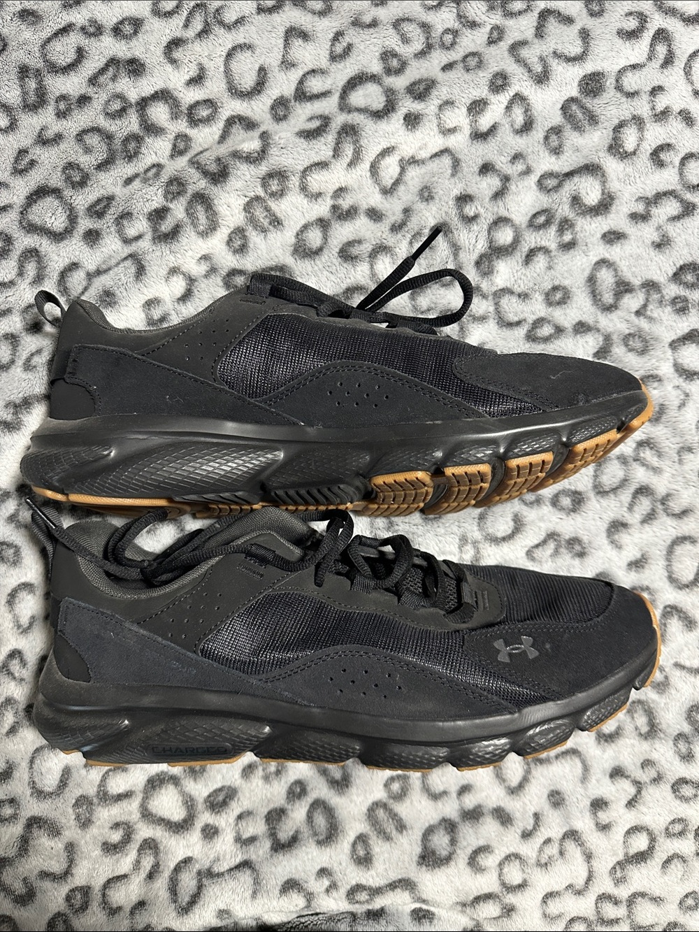 Under Armour Men's Black Athletic Sneakers size 14
